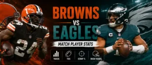 Cleveland Browns vs Philadelphia Eagles Match Player Stats