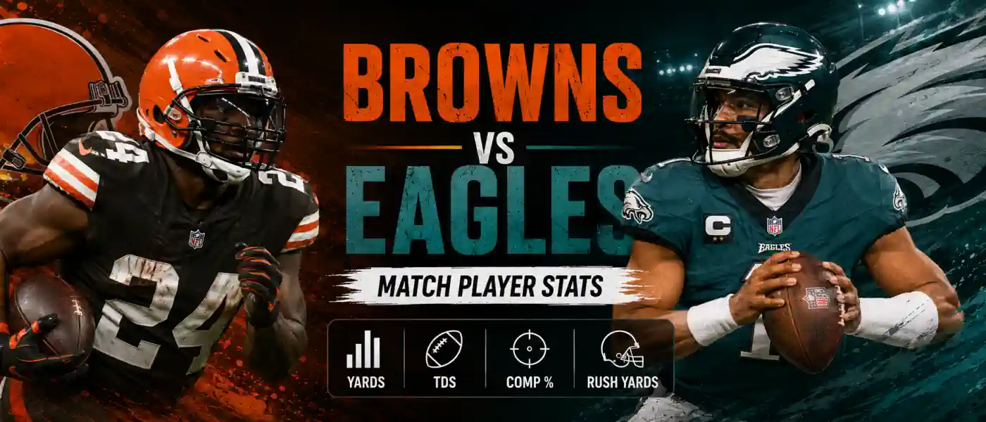 cleveland browns vs philadelphia eagles match player stats
