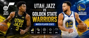 Utah Jazz vs Golden State Warriors Match Player Stats