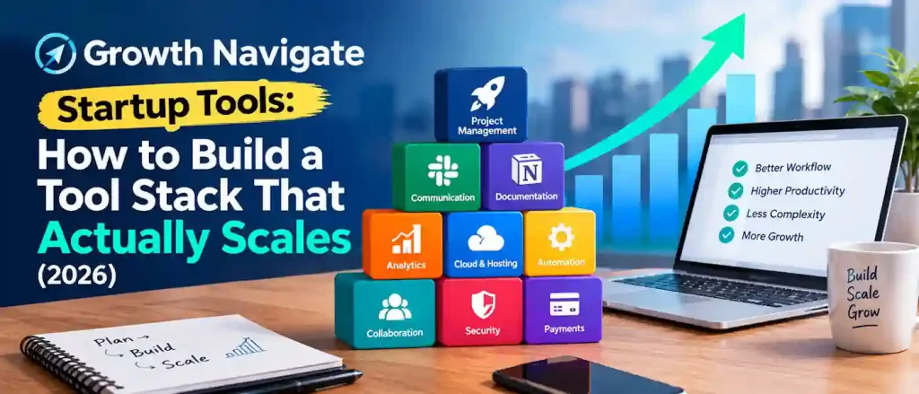 Growth Navigate Startup Tools: How to Build a Stack That Actually Scales (2026)