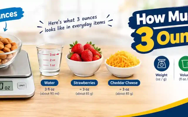 How Much Is 3 Ounces?