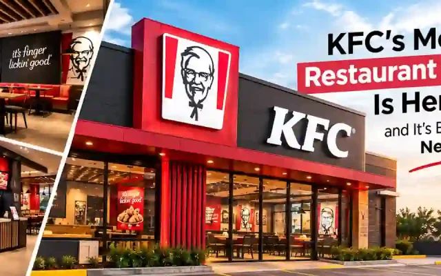 kfc modern restaurant revamp