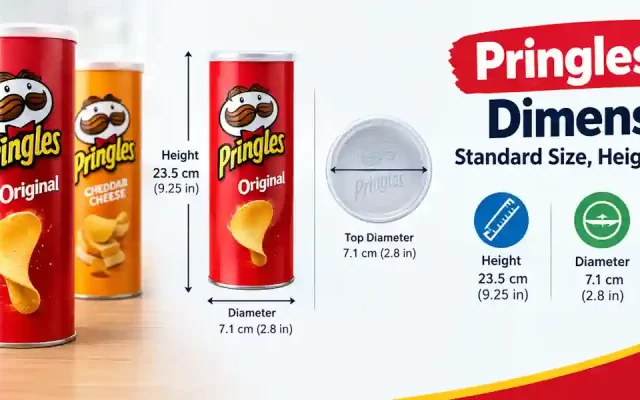 Pringles Can Dimensions
