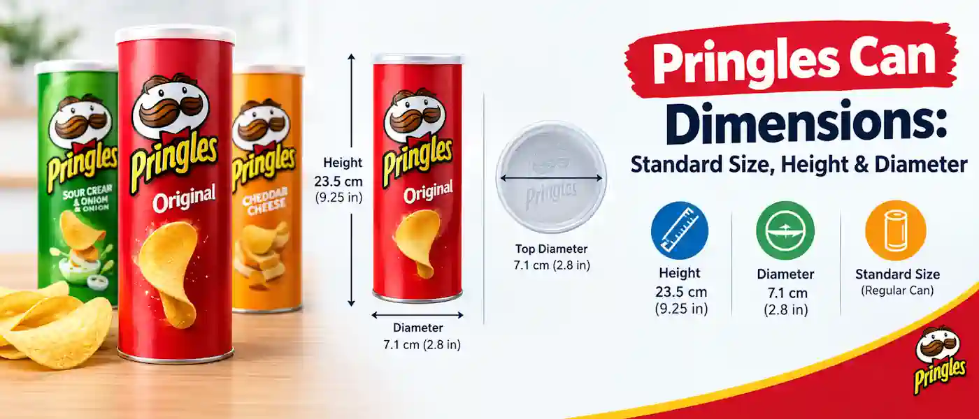 Pringles Can Dimensions