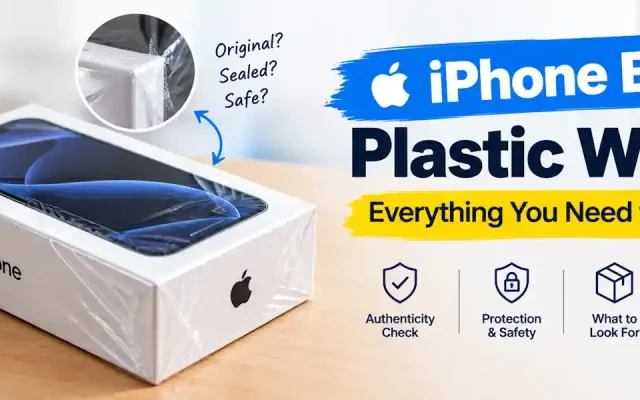 iPhone Box Plastic Wrap