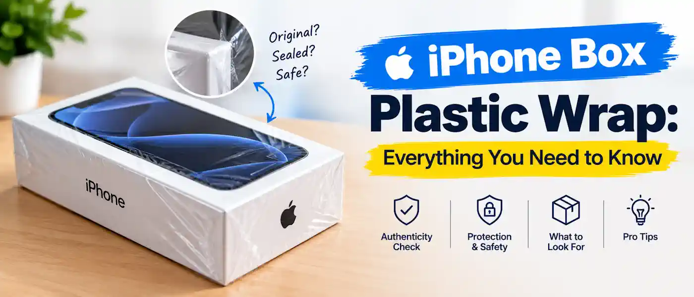 iPhone Box Plastic Wrap