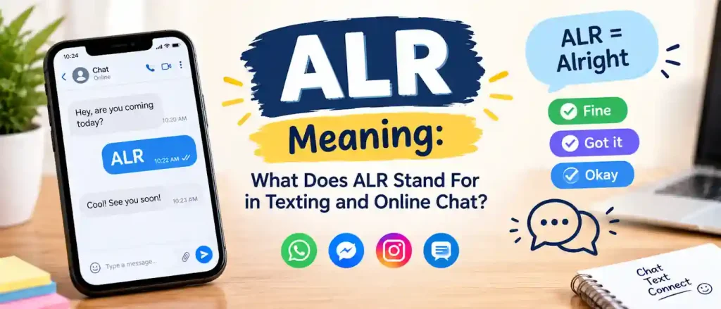 ALR Meaning: What Does ALR Stand For in Texting and Online Chat?