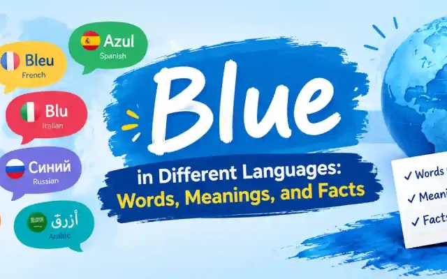 Blue in Different Languages