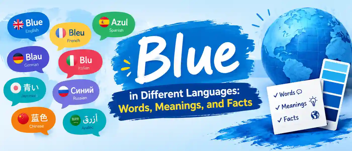 Blue in Different Languages