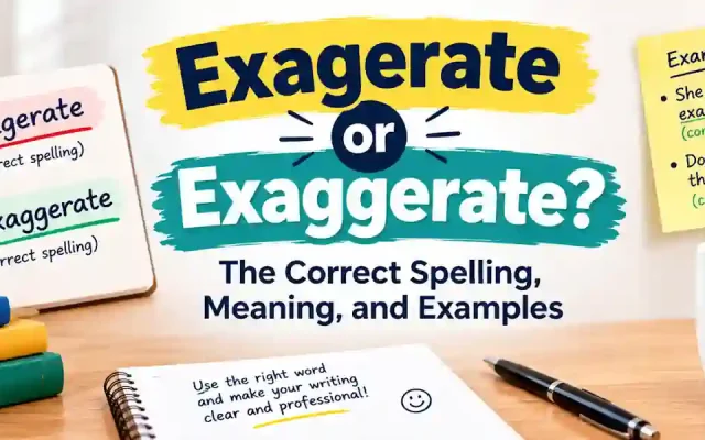Exagerate