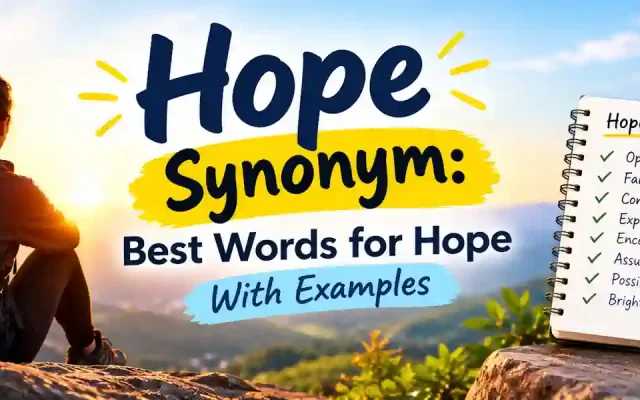 Hope Synonym