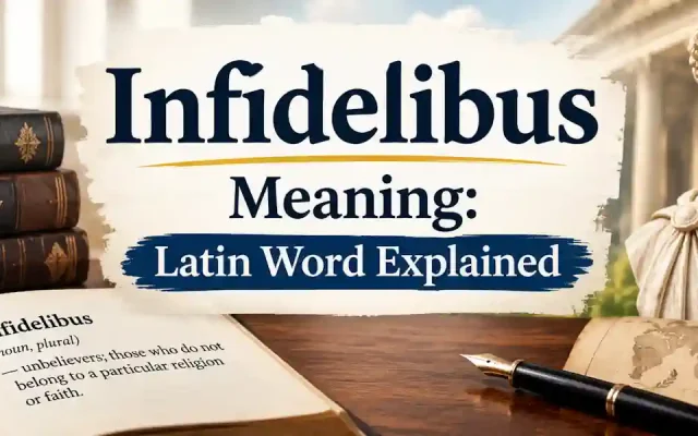 Infidelibus Meaning