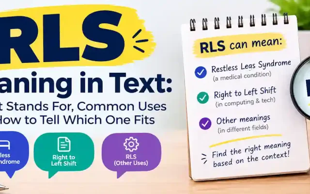 RLS Meaning in Text