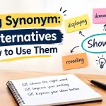 Showing Synonym: Best Alternatives and How to Use Them