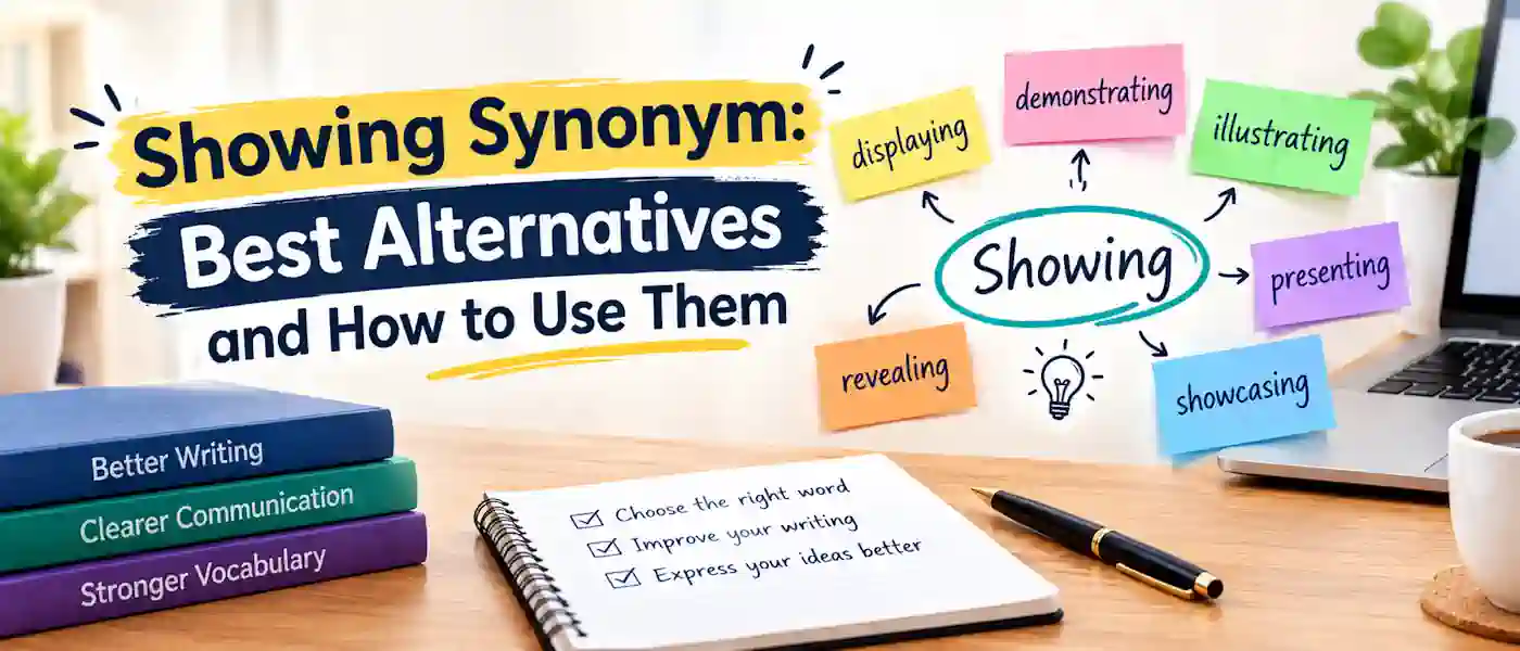 Showing Synonym