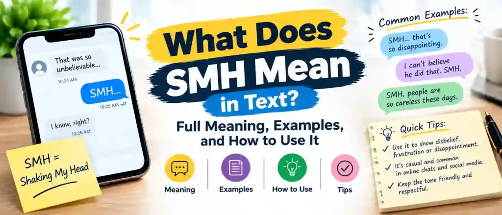 What Does SMH Mean in Text? Full Meaning, Examples, and How to Use It